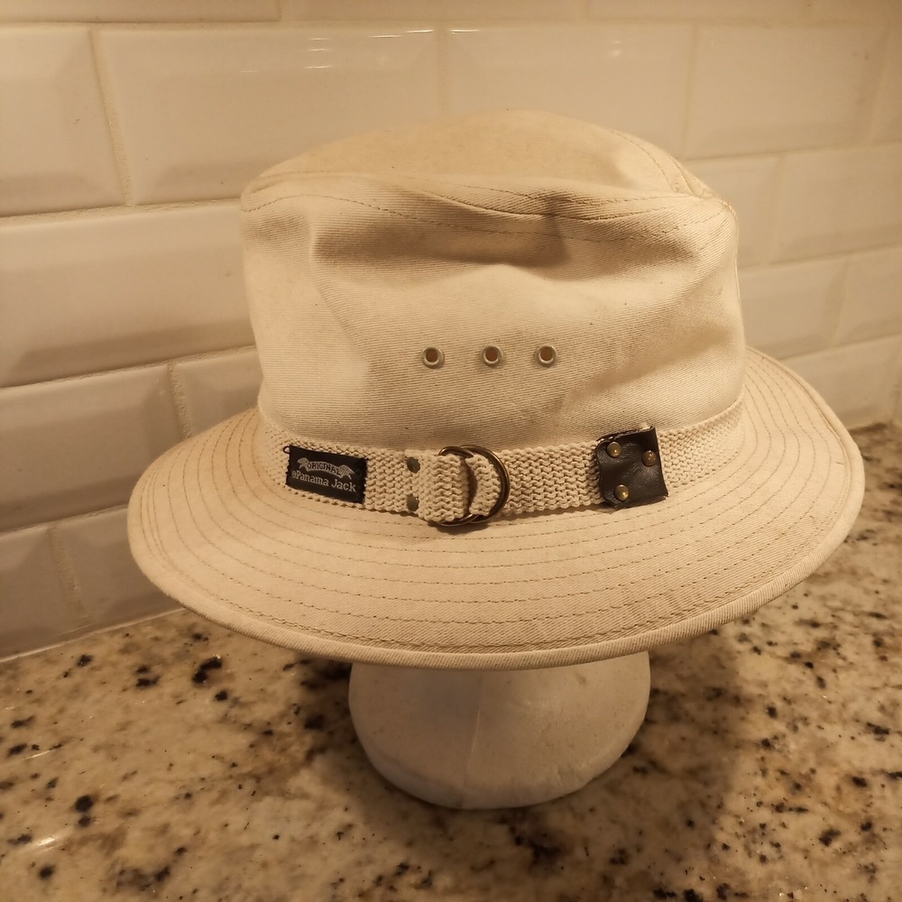 Panama Jack Original Size M Beige Safari Mens Hat